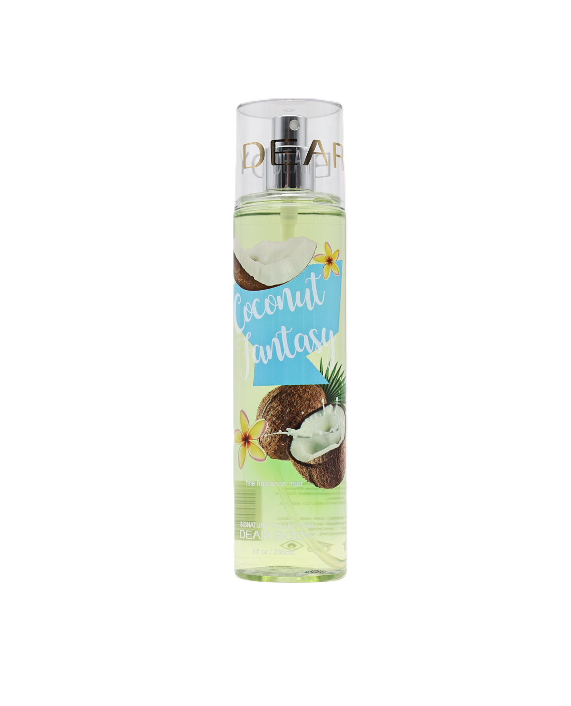 DEAR BODY LUXURIES Fragance Mist Coconut Fantasy 236 ML Ecobelle El dear-body-luxuries-fragance-mist-coconut-fantasy-236-ml-ecobelle-el