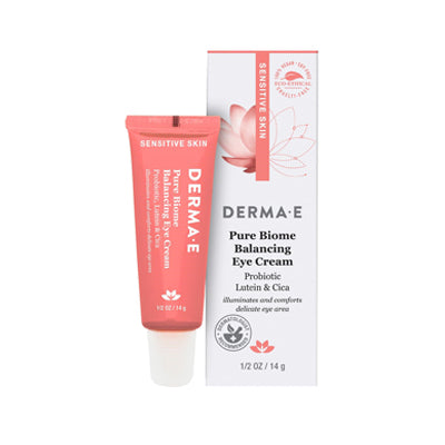 DERMA E Pure Biome Balancing Eye Cream 1/2 Oz