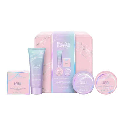 BAYLIS & HARDING Jojoba, Vanilla & Almond Oil Luxury Pamper Tin Gift Set