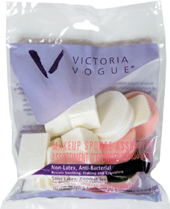 VICTORIA VOGUE ASSORTED COSMETIC SPONGES