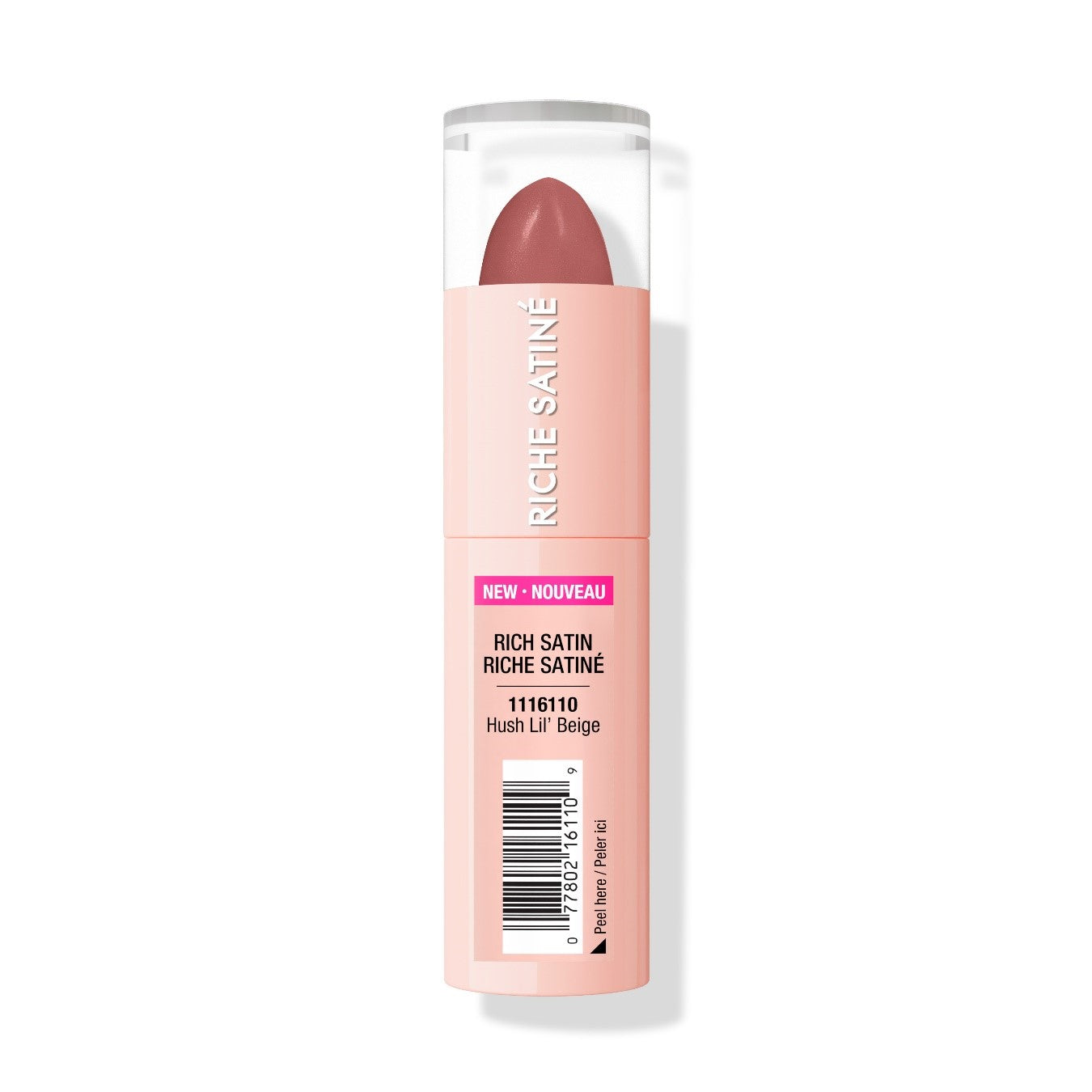 WET N WILD Rich Satin Lip Color Hush Lil Beige 3g