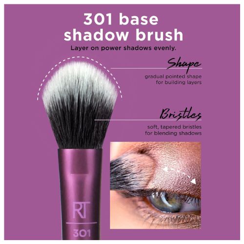 REAL TECHNIQUES Eye Shade & Blend Duo + 1 Brocha GRATIS