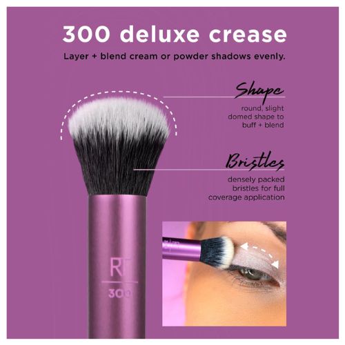 REAL TECHNIQUES Eye Shade & Blend Duo + 1 Brocha GRATIS