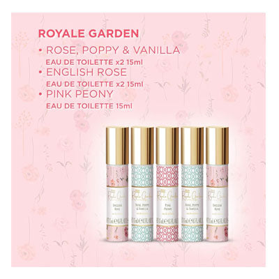 BAYLIS & HARDING Royale Garden Rose, Poppy & Vanilla Luxury Pamper Keepsake Tin Gift Set