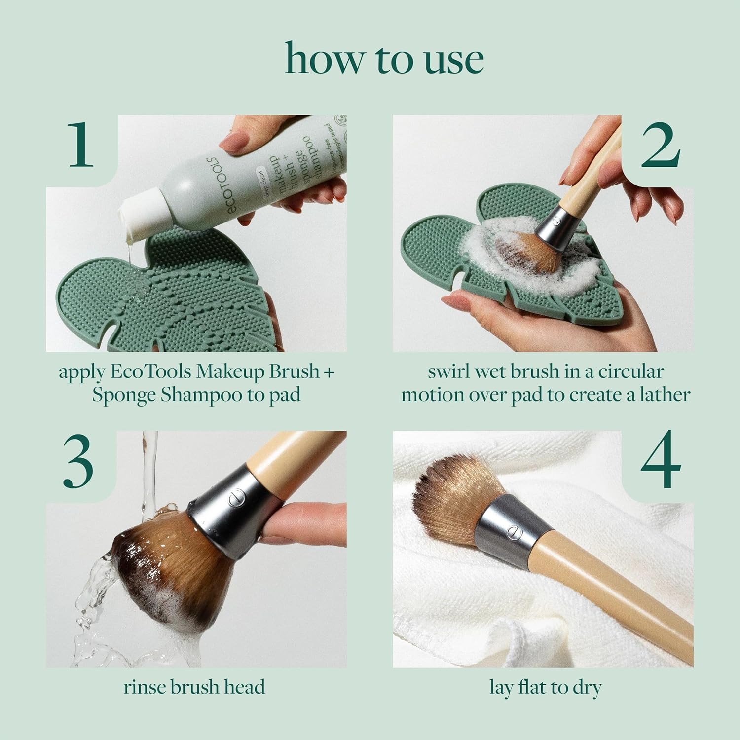 ECOTOOLS Makeup Brush Cleansing Pad