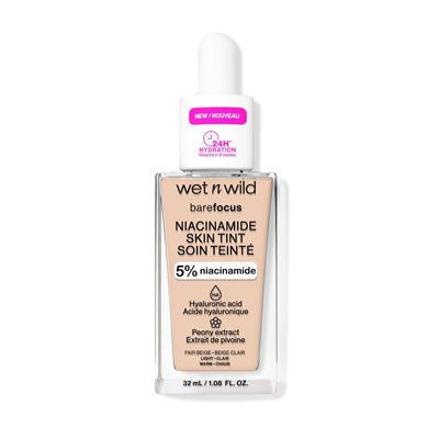 WET N WILD Barefocus Niacinamide Skin Tint 5% Niacinamide Fair Beige 32 ml