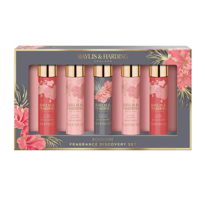BAYLIS & HARDING Boudoire Gift Wrapped Candlelit Gift Set