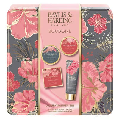BAYLIS & HARDING Boudoire Luxury Pamper Tin Gift Set