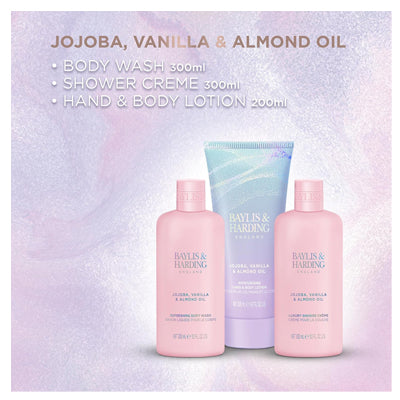 BAYLIS & HARDING Jojoba, Vanilla & Almond Oil Luxury Hand Care Gift Set