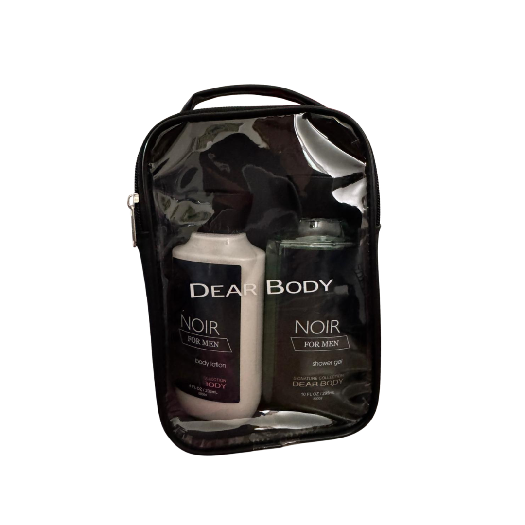 Duo Noir for Men Body Lotion 236 ml y Shower Gel 295 ml