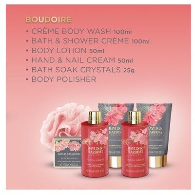 BAYLIS & HARDING Boudoire Luxury Pamper Tin Gift Set