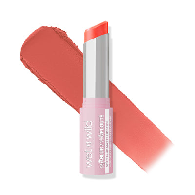 WET N WILD Cloud Pout Soft Blur Matte Lipstick Apricot Smoothie 3.15g.