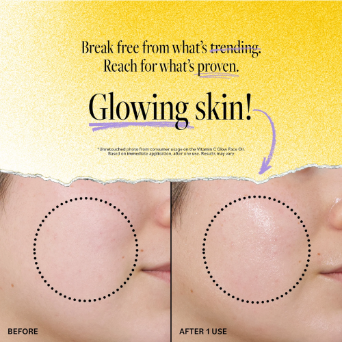 DERMA E Aceite facial iluminador con vitamina C