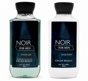 Duo Noir for Men Body Lotion 236 ml y Shower Gel 295 ml