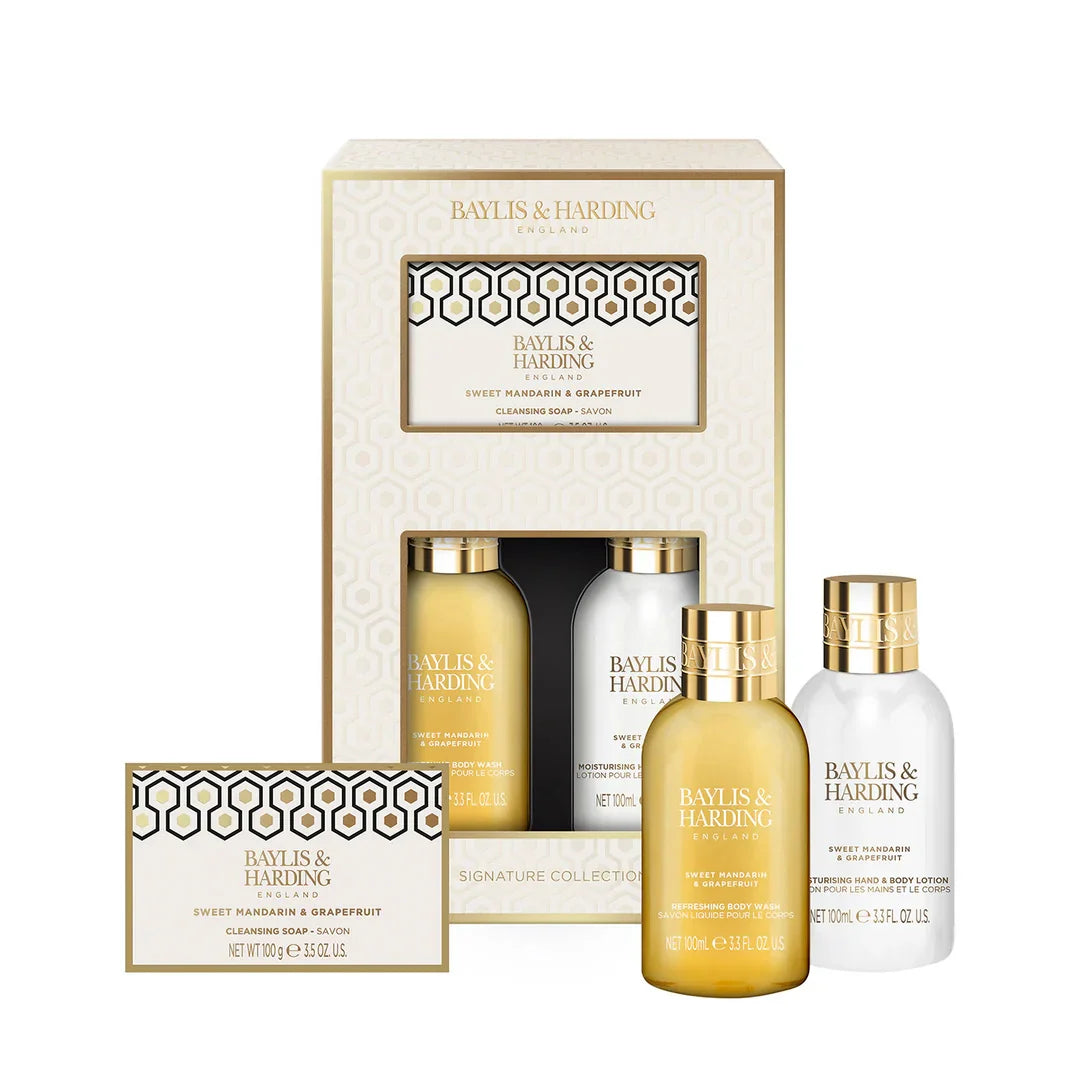 BAYLIS & HARDING Sweet Mandarin & Grapefruit Luxury Mini Indulgent Shower Gift Set
