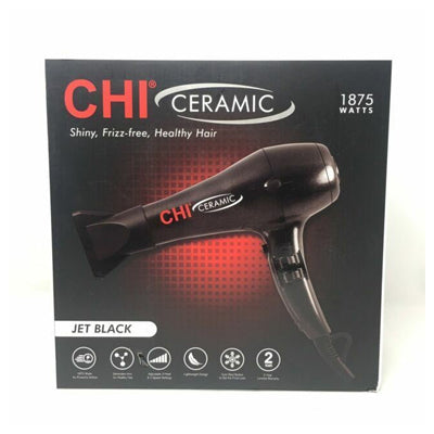 CHI Black Ceramic Jet Black  1875 Watts Series Dryer