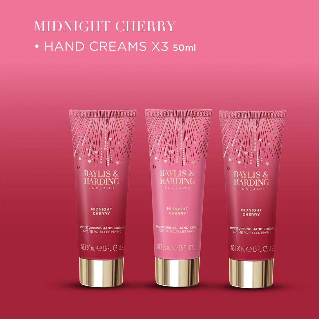 BAYLIS & HARDING Midnight Cherry Luxury Hand Treats Gift Set