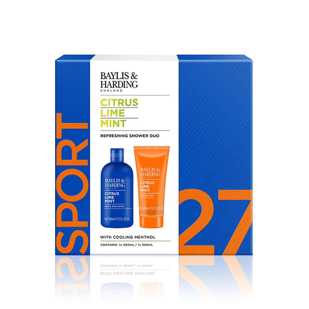 BAYLIS & HARDING Citrus, Lime & Mint Men's Refreshing shower Duo