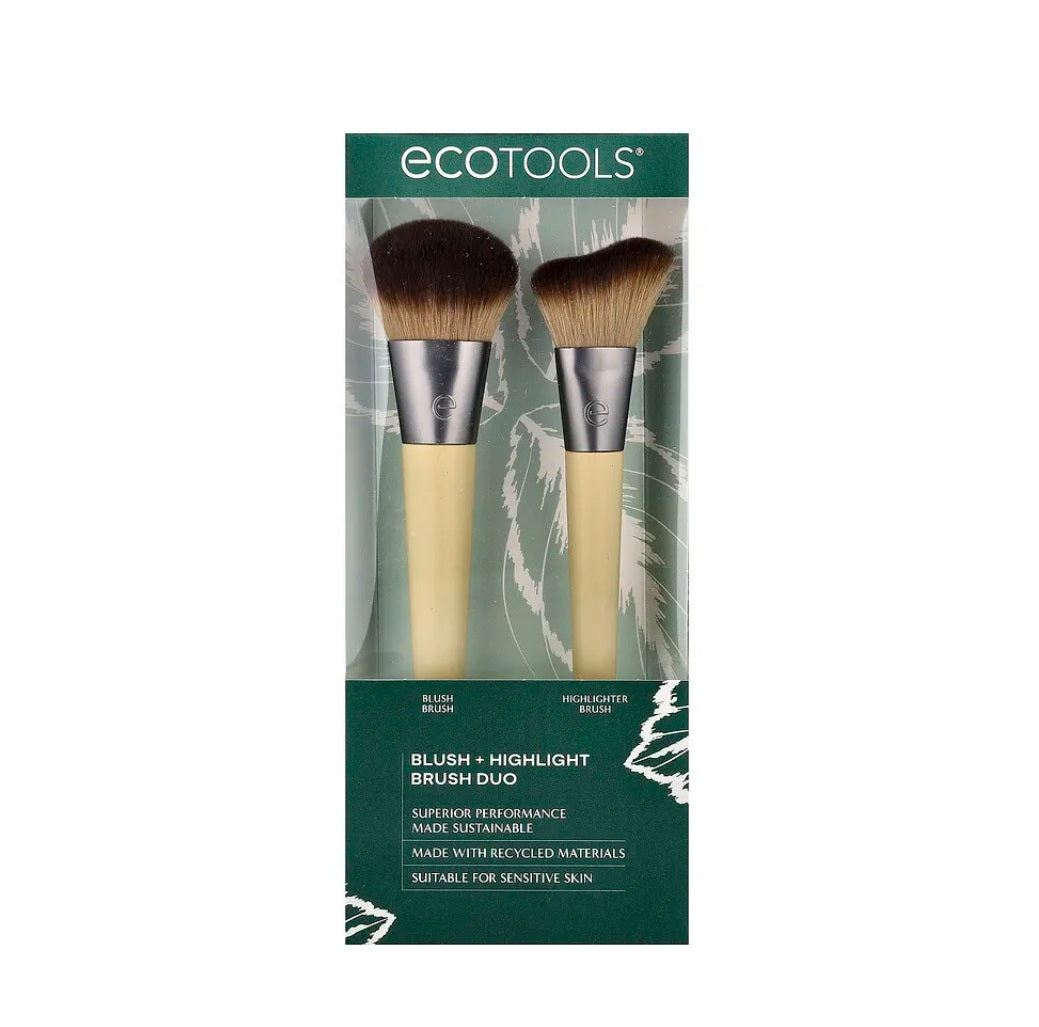 ECOTOOLS Blush + Highlight Brush Duo