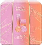 BAYLIS & HARDING Jojoba, Vanilla & Almond Oil Luxury Pamper Tin Gift Set