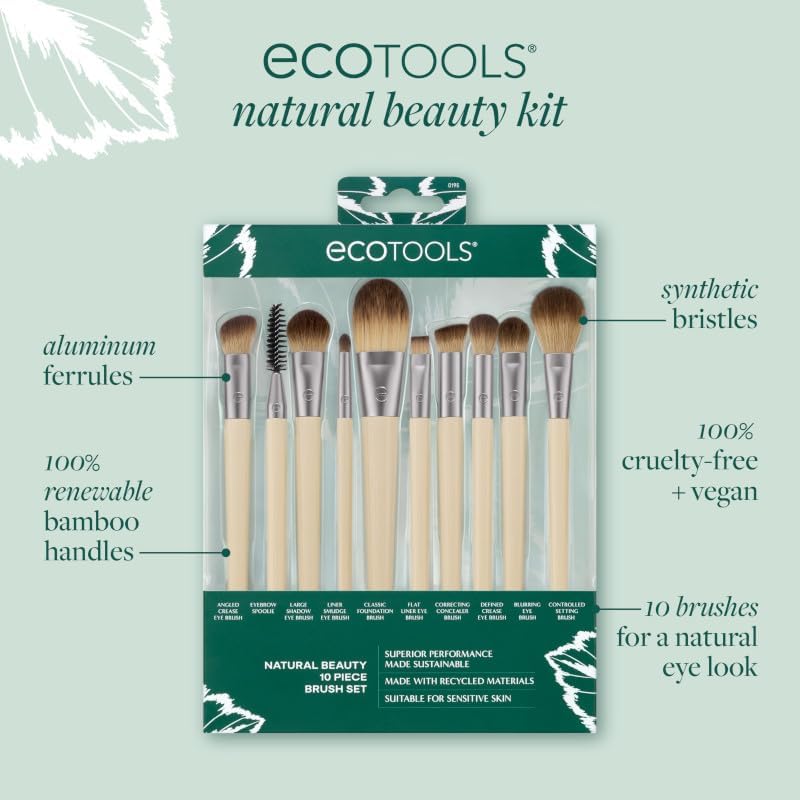 Ecotools Natural Beauty 10 Piece Brush Set