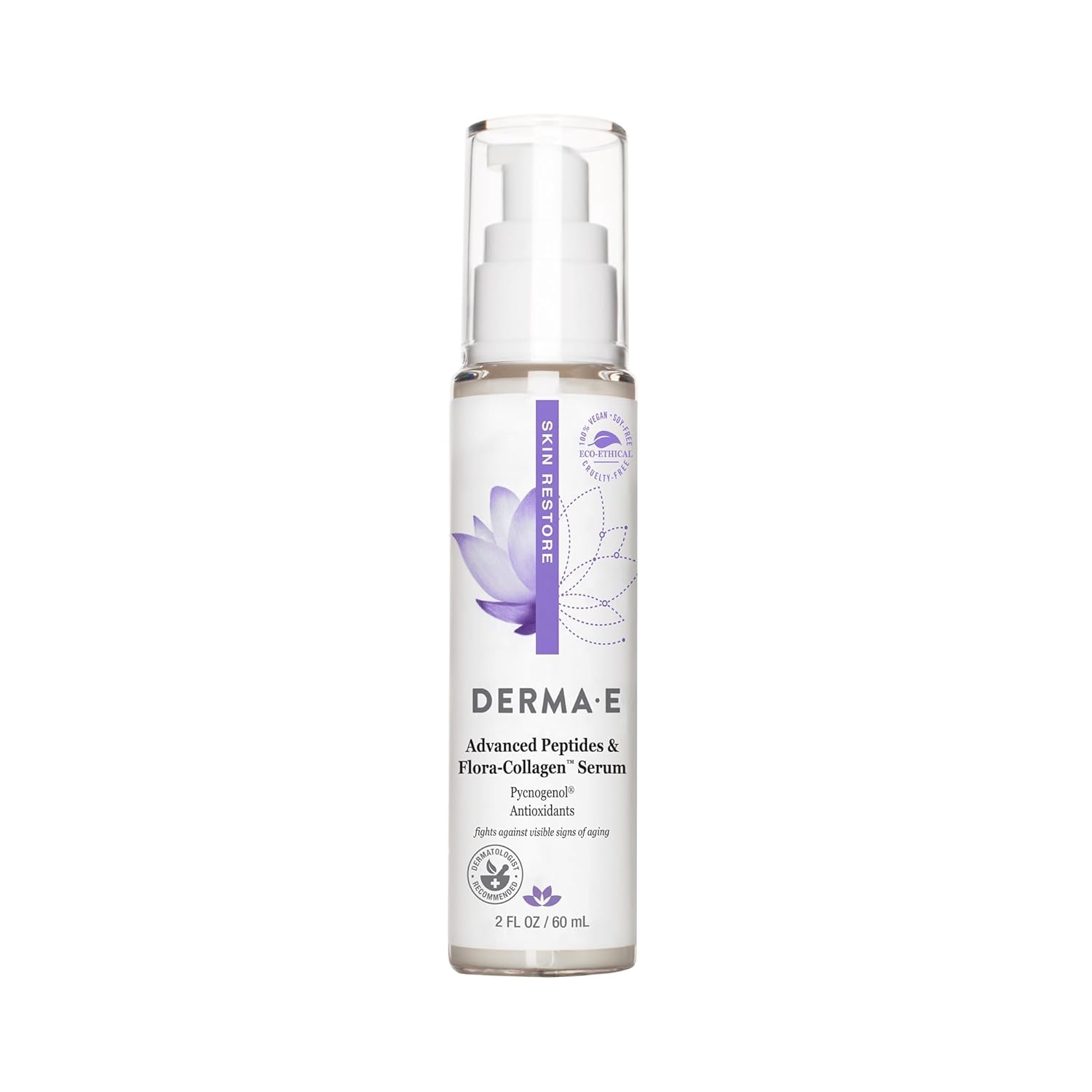 DERMA E ADVANCED PEPTIDES & FLORA-COLLAGEN SERUM