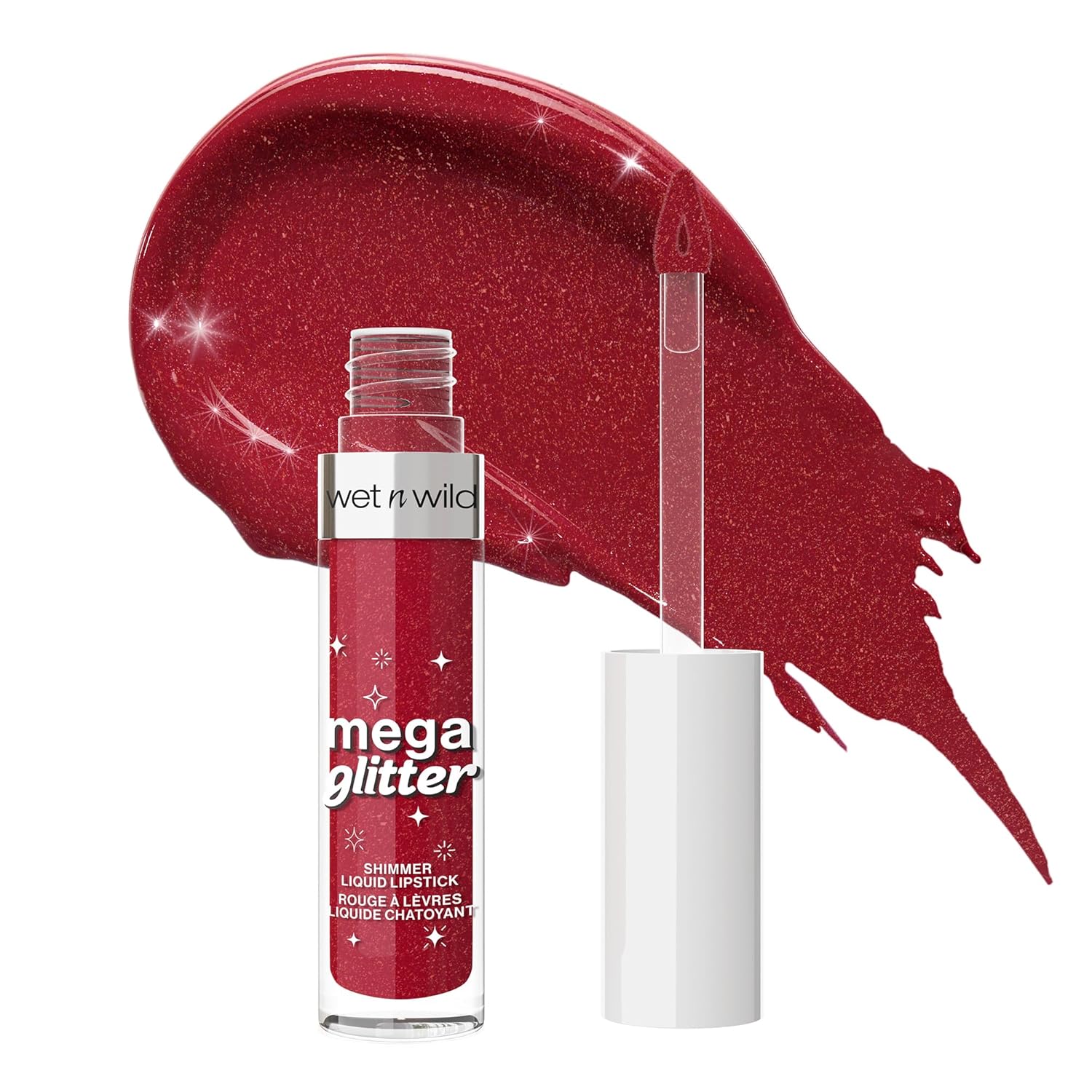 WET N WILD  MEGA GLITTER SHIMMER LIQUID LIPSTICK