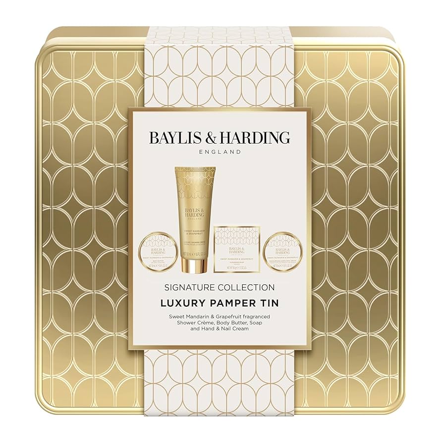 BAYLIS & HARDING Sweet Mandarin & Grapefruit Luxury Pamper Tin Gift Set
