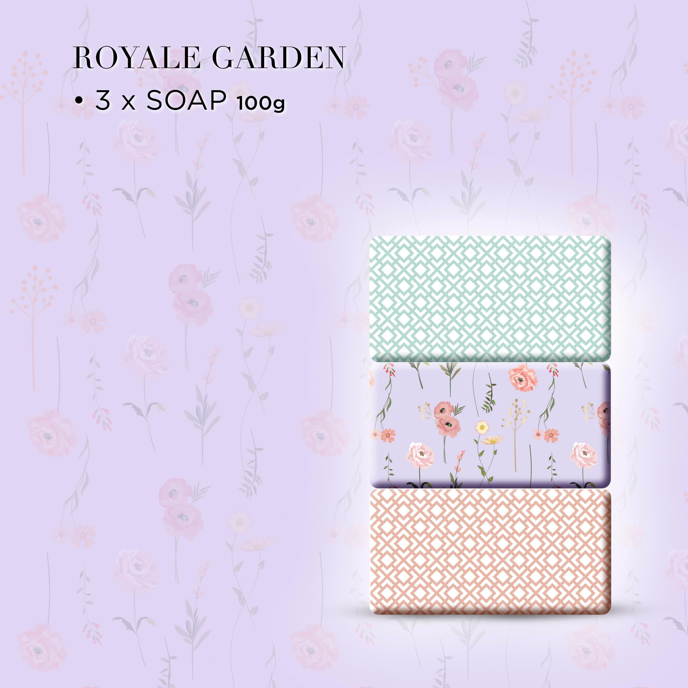 BAYLIS & HARDING Royale Garden Luxury Wrapped Soaps Gift Set