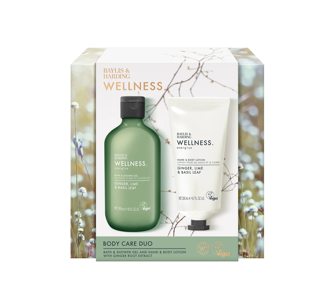 Baylis & Harding Wellness Body Care Duo Gift Set