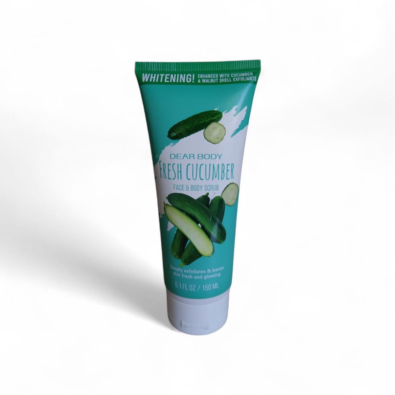 DEAR BODY LUXURIES FACE & BODY SCRUB FRESH CUCUMBER 150 ML