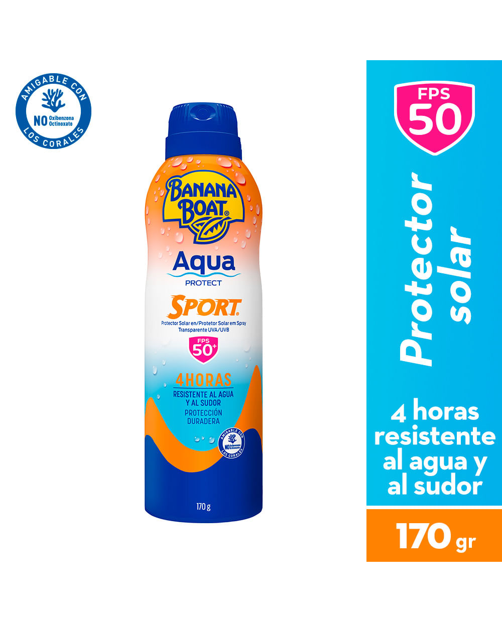 BANANA BOAT AQUA PROTECT SPORT  SPRAY SPF 50