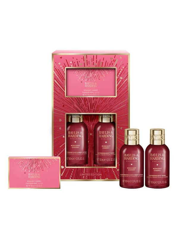 BAYLIS & HARDING Midnight Cherry Make Me Sparkle Bathing Gift Set