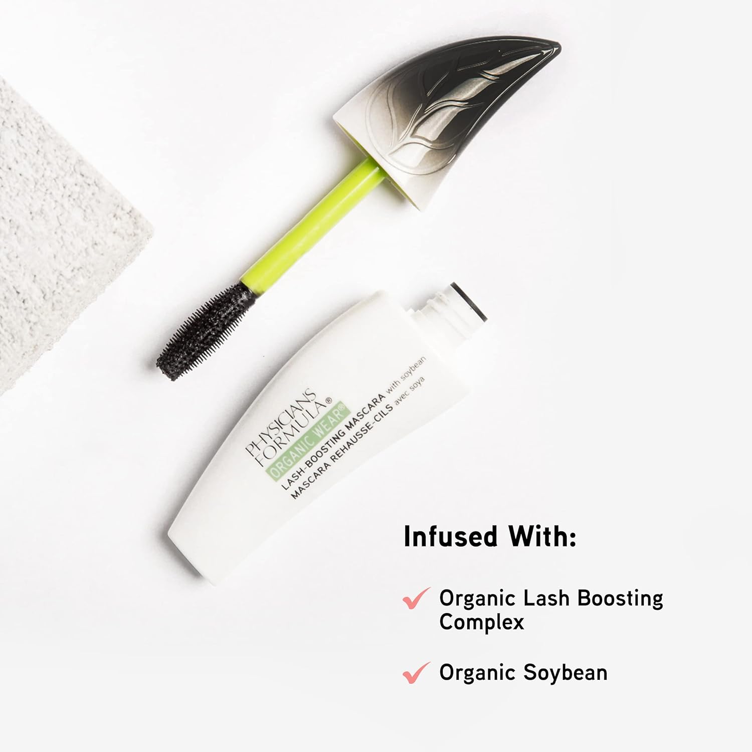 PHYSICIANS FORMULA Organic Wear Lash-Boosting All Natural Black