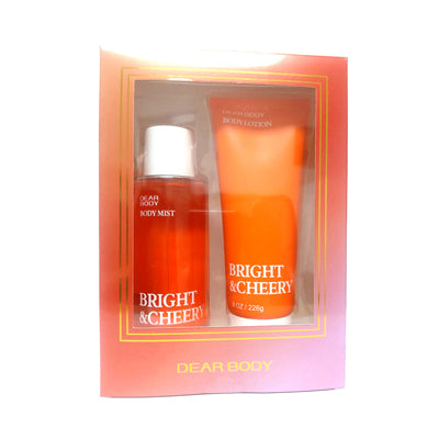 DUO DEAR BODY BRIGHT & CHEERY (BODY LOTION 226G + BODY MIST 250ML)