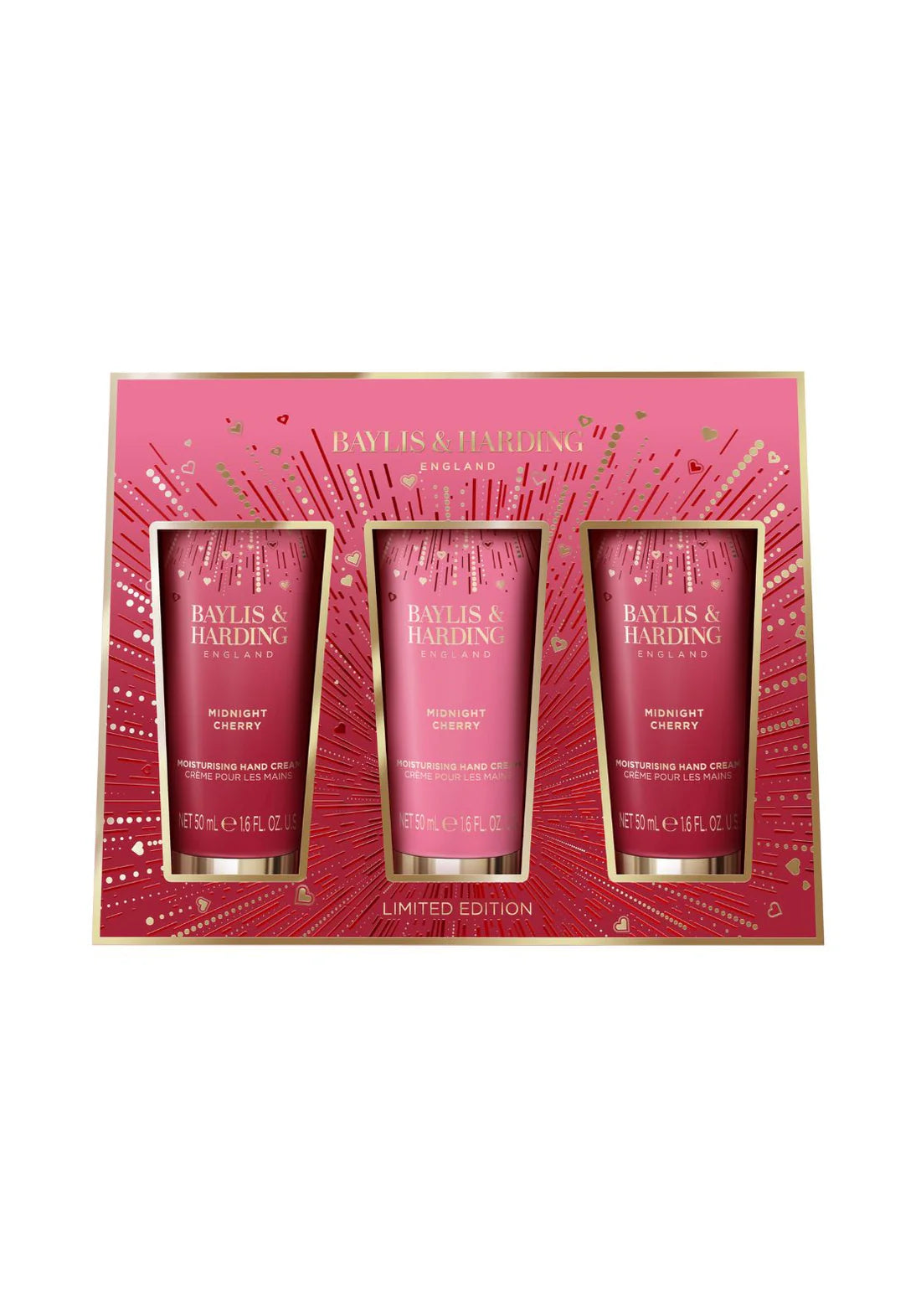 BAYLIS & HARDING Midnight Cherry Luxury Hand Treats Gift Set