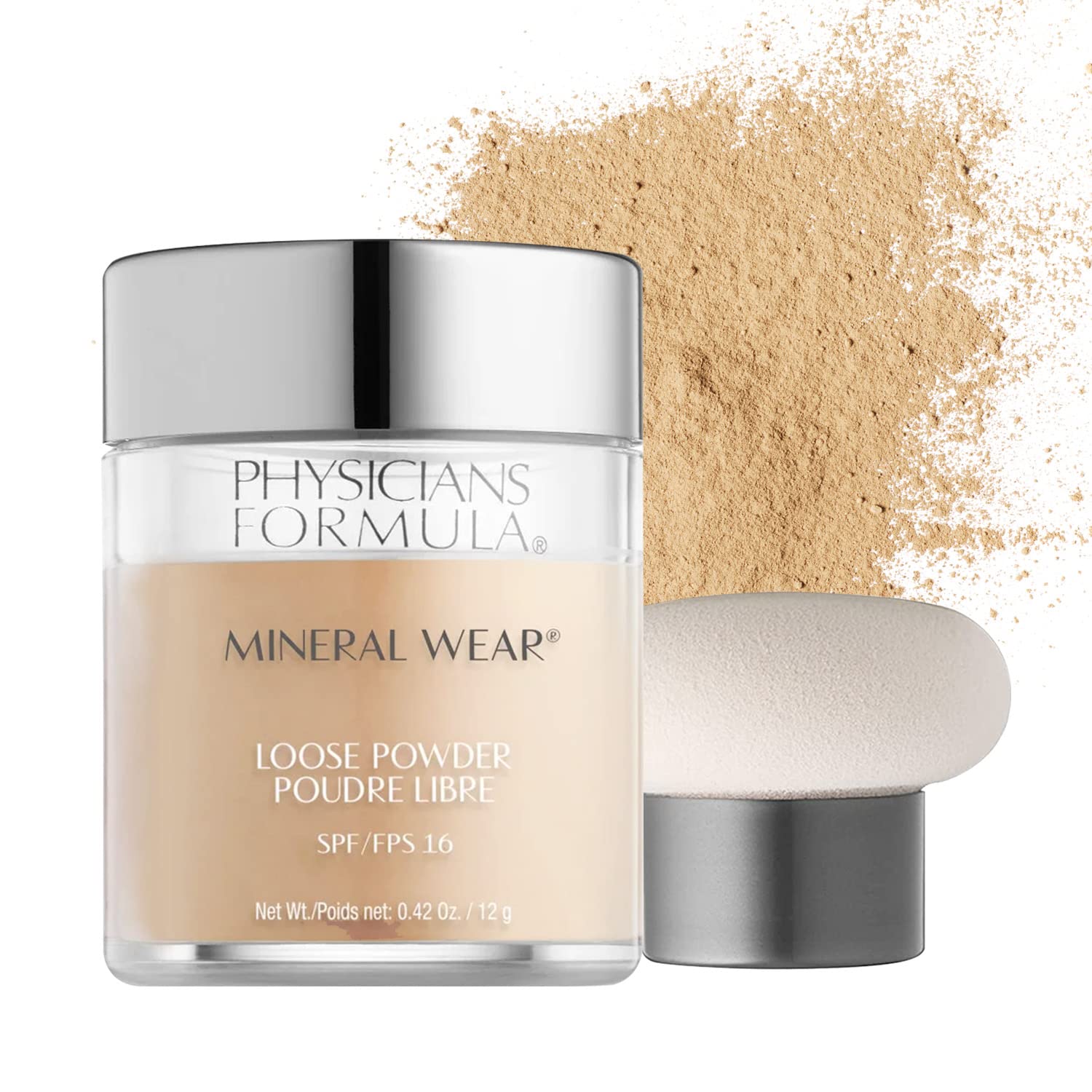 PHYSICIANS FORMULA MINERAL WEAR LOOSE POWDER SPF/FPS 16 CREAMY NATURAL.
