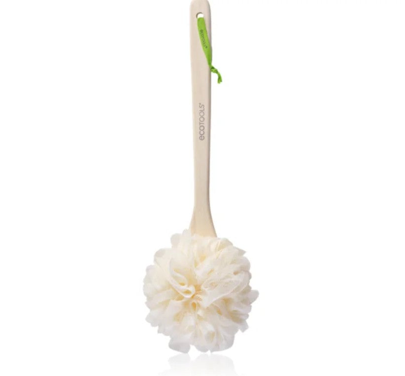 ECOTOOLS Esponja de Baño Con Agarre de Madera