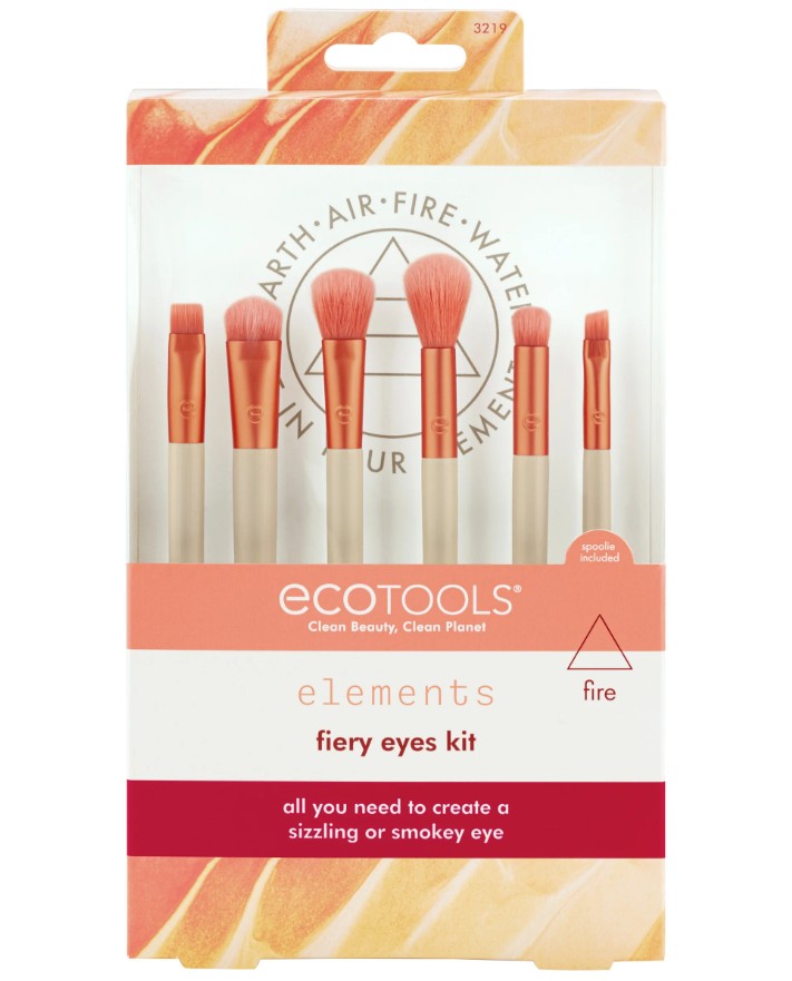 ECOTOOLS Elements Fire Eyes Makeup Brush Kit – Fire