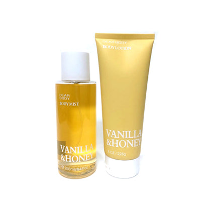 DUO DEAR BODY VANILLA & HONEY ( BODY LOTION 226G + BODY MIST 250ML)