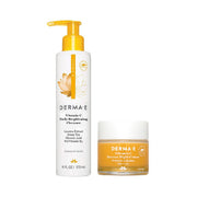 DERMA E Kit de cuidado facial nocturno con Vitamina C