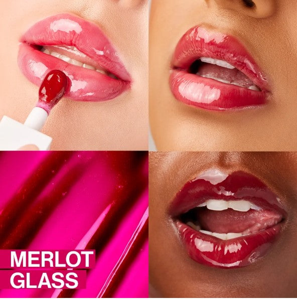 WET N WILD LIP OIL MERLOT GLASS