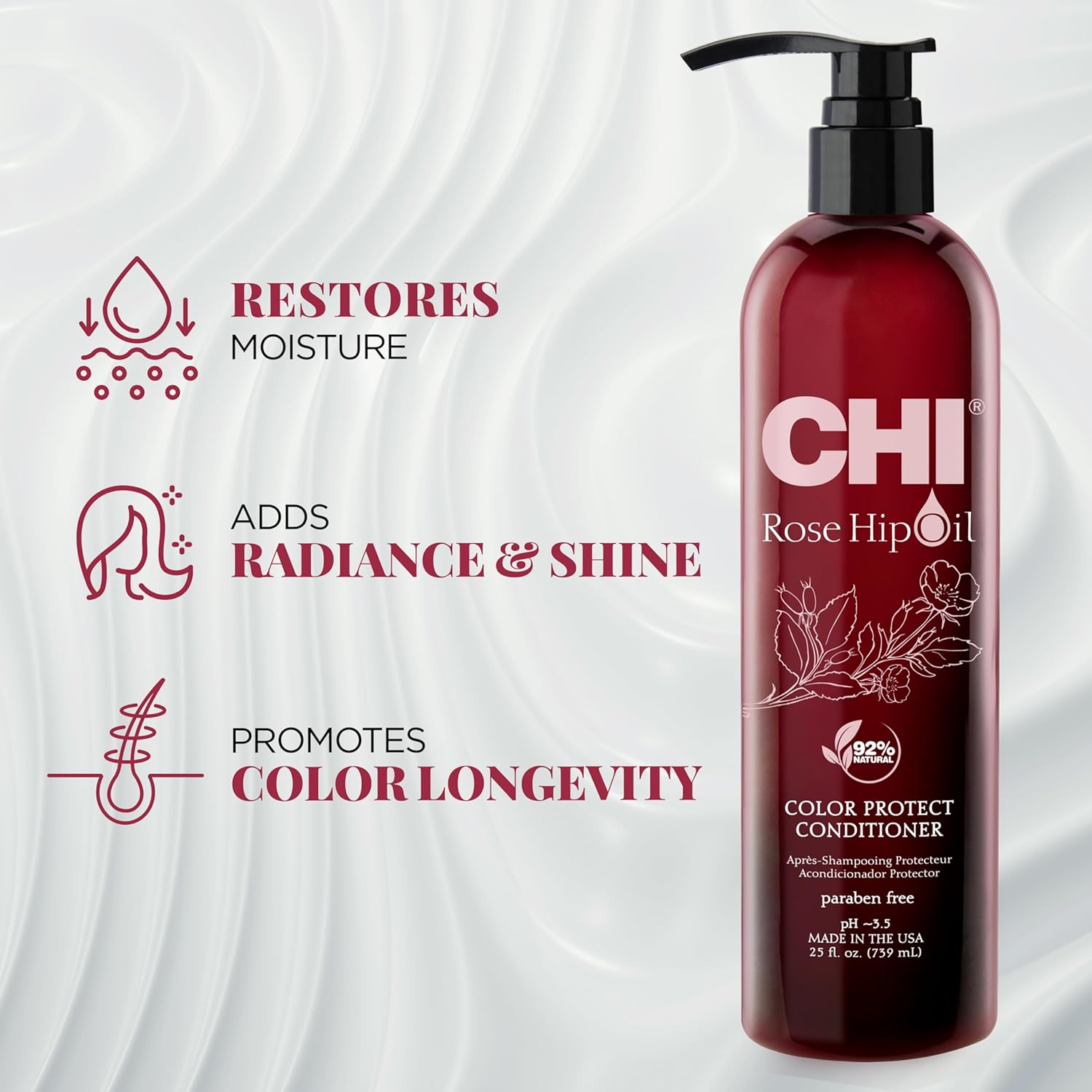 CHI Rose Hip Oil Acondicionador 25 oz