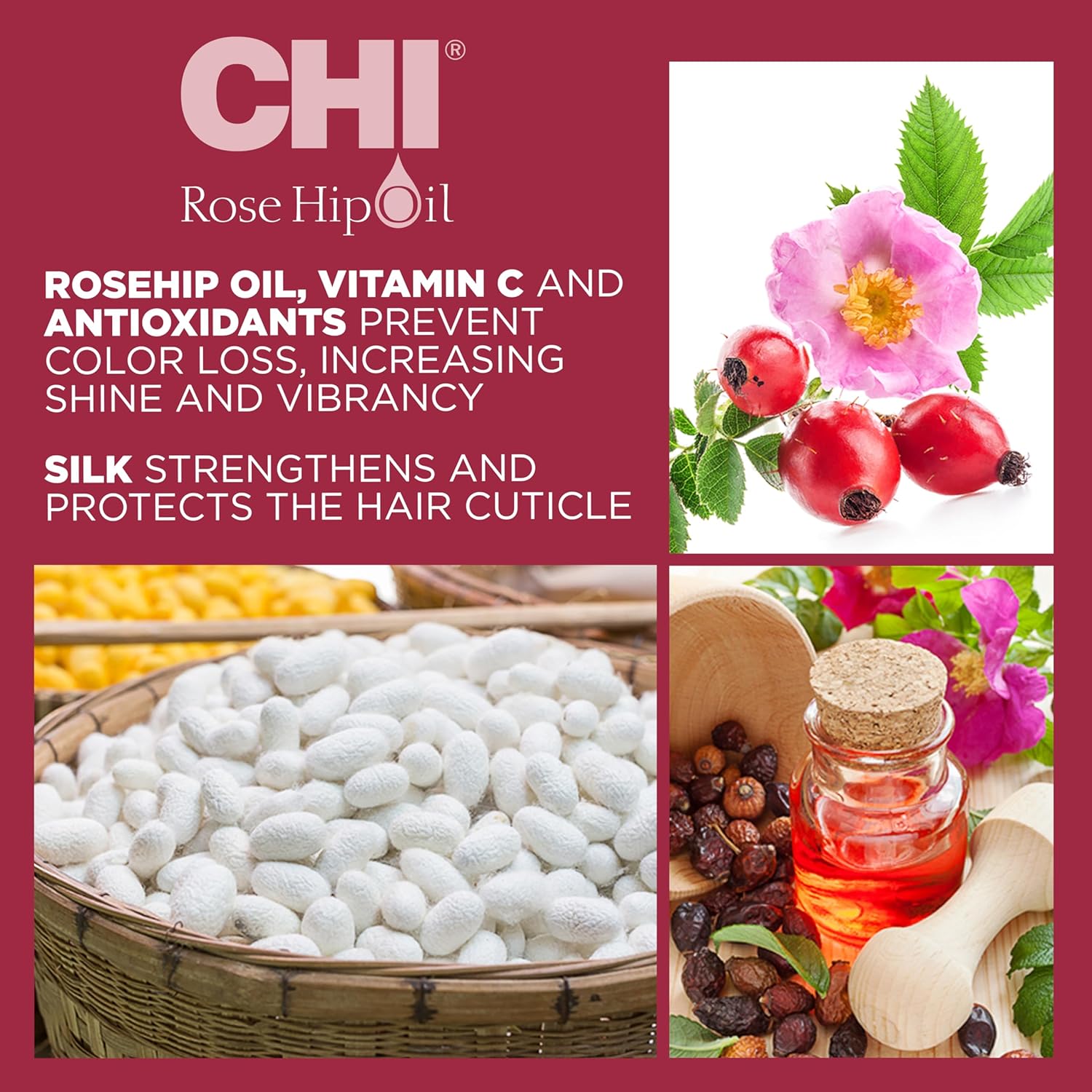CHI Rose Hip Oil Acondicionador 25 oz