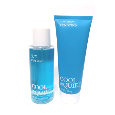DUO DEAR BODY COOL & QUIET (BODY LOTION 226G + FRAGANCE MIST 250ML)