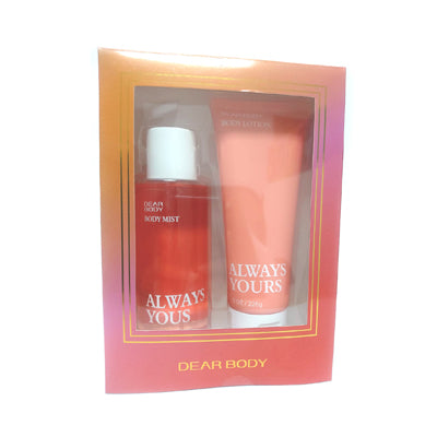 DUO DEAR BODY ALWAYS YOUS (BODY LOTION 226G + FRAGANCE MIST 250ML)