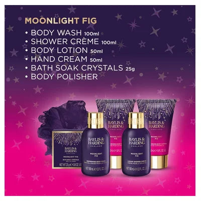 BAYLIS & HARDING Moonlight Fig Luxury Pamper Present Gift Set